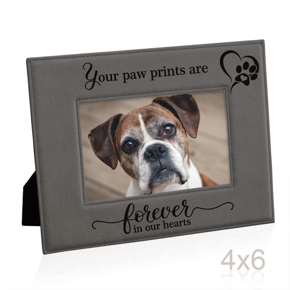 Handcrafted Pet Remembrance Frame Dog And Cat Memorial Gifts - Paw ...