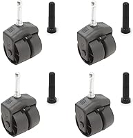 Vista 3 de Set de 4 ruedas para marco de la cama, para trabar, con llaves de tubo.