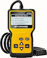 MOTOPOWER MP69033 OBD2 Scanner Code Reader - Engine Diagnostic Scan Tool for All 1996+ OBDII Vehicles, Yellow