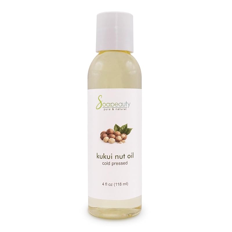 Óleo de noz kukui prensado a frio 100% puro natural Soapeauty, 120 mL