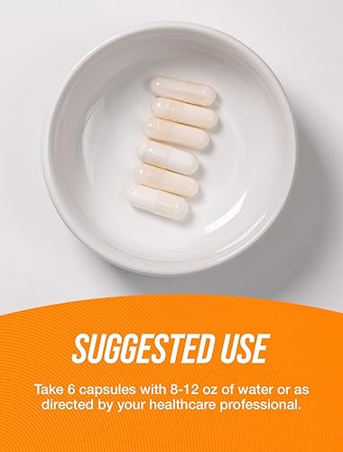 Miniatura 4 de BulkSupplements Cápsulas de ácido D-aspártico – Suplemento DAA para hombres y mujeres, ácido D-aspártico 3000 mg – Sin sabor y sin soja, 6 cápsulas