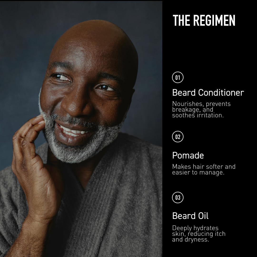 Bevel Beard Grooming Kit für Herren mit Conditioner, Balm und Oil