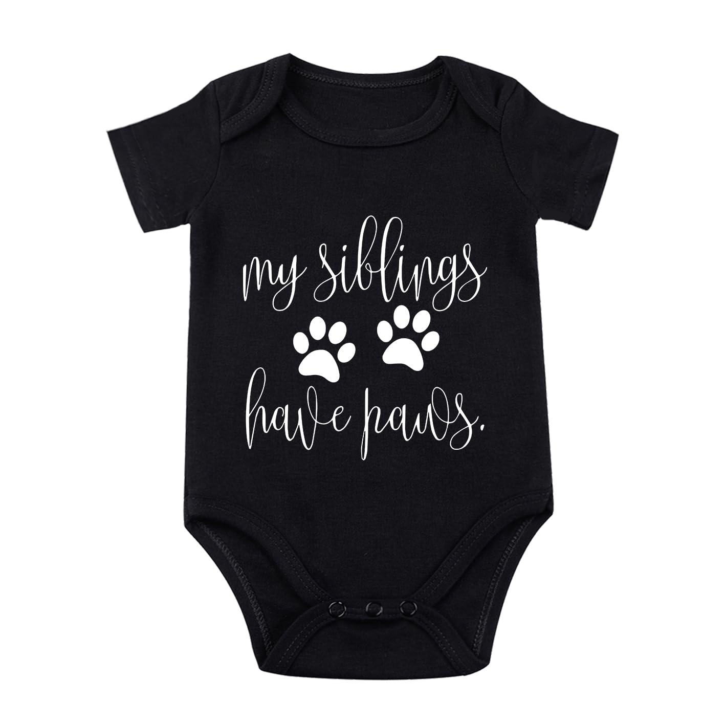 listery My Siblings Have Funny Paws Bodysuit Have Paws Baby Bodysuit Baby Paws Romper Dog Baby Bodysuit