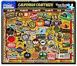 White Mountain Puzzles California Craft Beer - 1000 Piece Jigsaw Puzzle