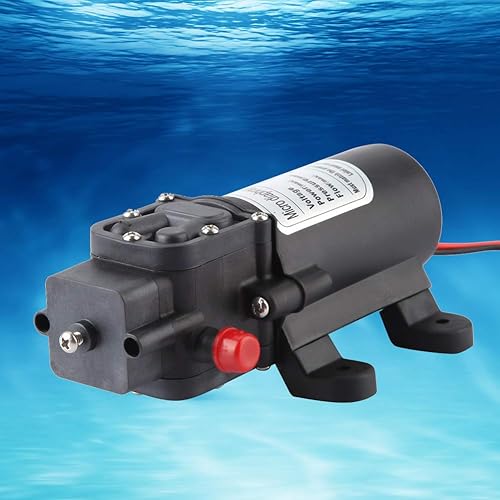 Miniatura 4 de Acogedor Bomba de diafragma 24V 60W, bomba de diafragma de presión de agua 5Lm, fácil de instalar, para pulverización de agua, pulverización de