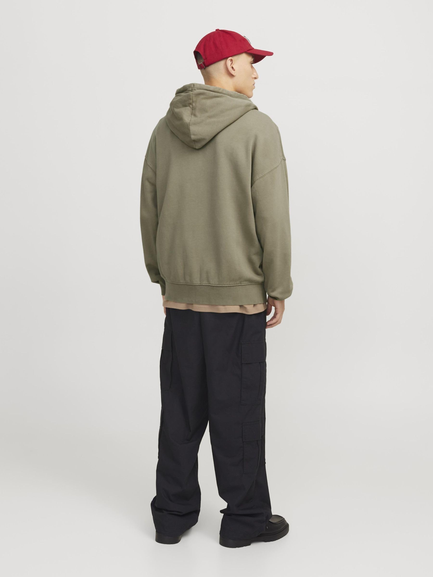 JACK & JONES Hoodie Plain Hoodie