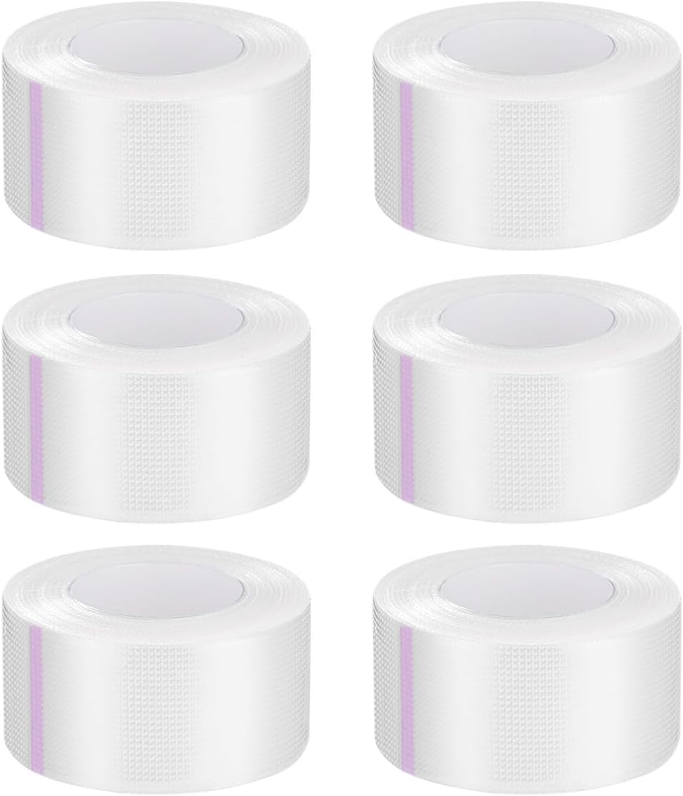 Tape Medical Tape 6 Rolls Traceless Pressure Tapes Clear Tapes PE Microporous First