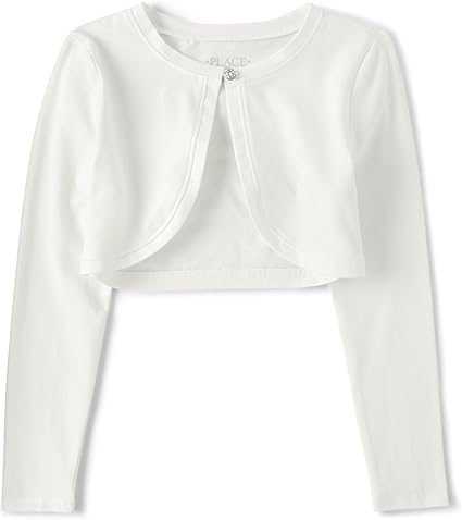 The Children's Place Girls Long Sleeve Shrug Cardigan