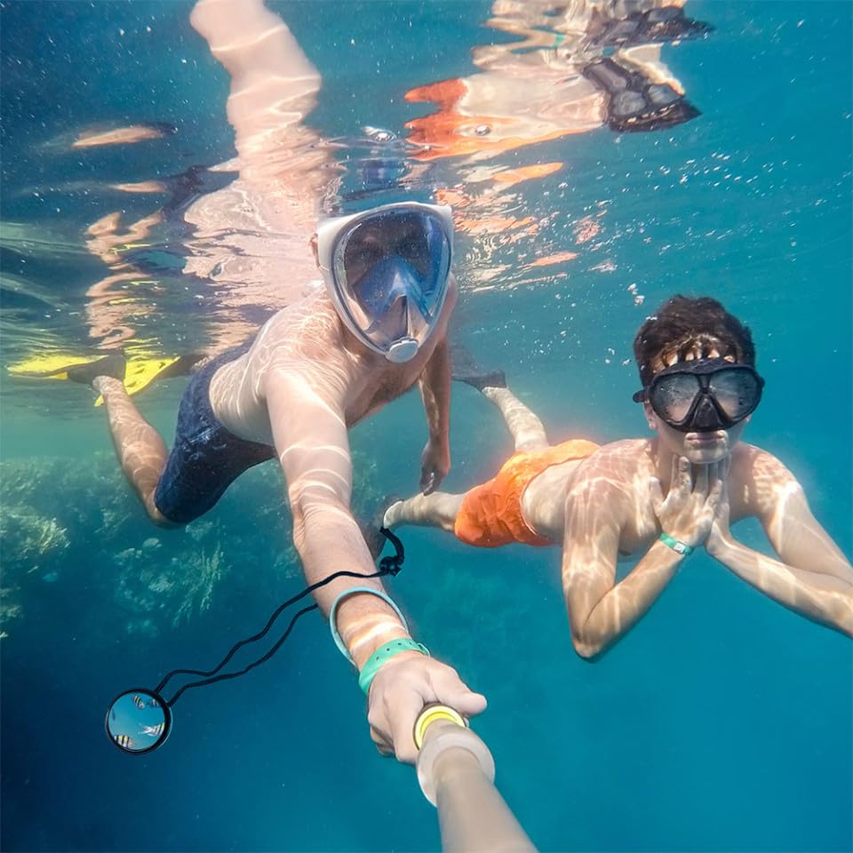 Espejo ajustable para buceo portátil accesorio subacuático mar 4