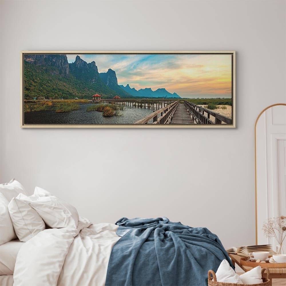 murando - Quadro Fonoassorbente Scogliere Paradisiache Paesaggio Thailandia 60x20 cm 1 Pezzo - Quadri Acustici - Pannelli Fonoassorbenti Decorativi - Decorazione da Parete Soggiorno c-B-10227-b-a