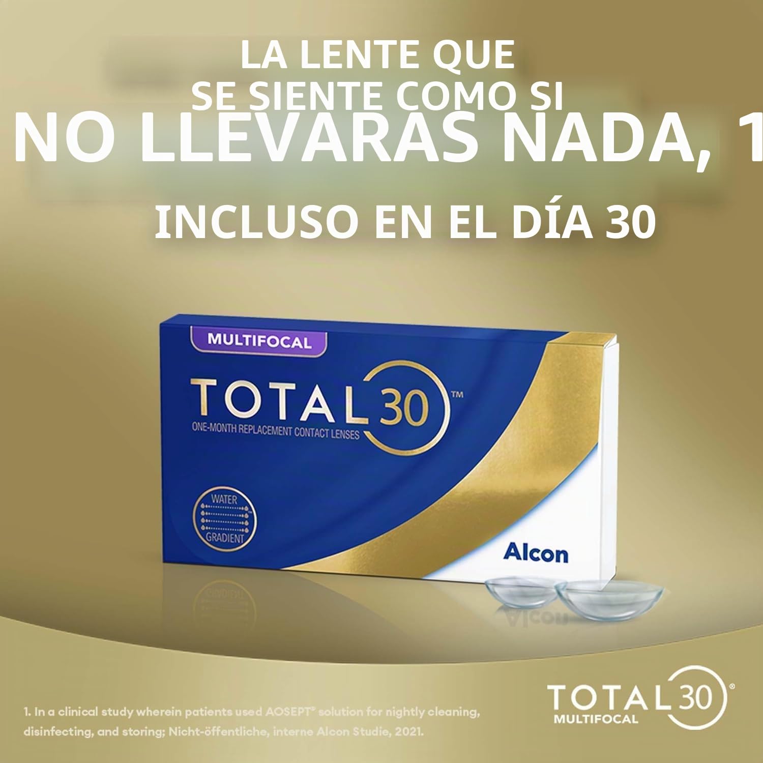 Dailies AquaComfort Plus Multifocal lentes de contacto diarias | 30 lentes | R 8.7 mm | D 14.0 mm | adición alta | +00.75 dioptrías