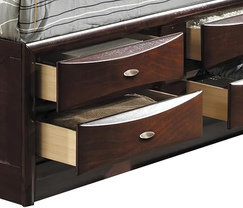 Miniatura 5 de ACME Furniture Irlanda Cama con almacenamiento Queen Espresso