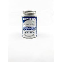 Weld-On #3 Acrylic Cement, Low-VOC Non-Chlorinated Formula, Quarter Pint Pack of 2