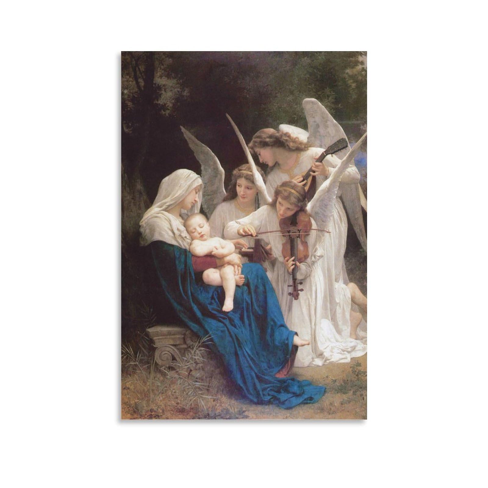 Amazon.co.jp: ウィリアム・アドルフ・ブグロー版画集 - 聖母と天使の