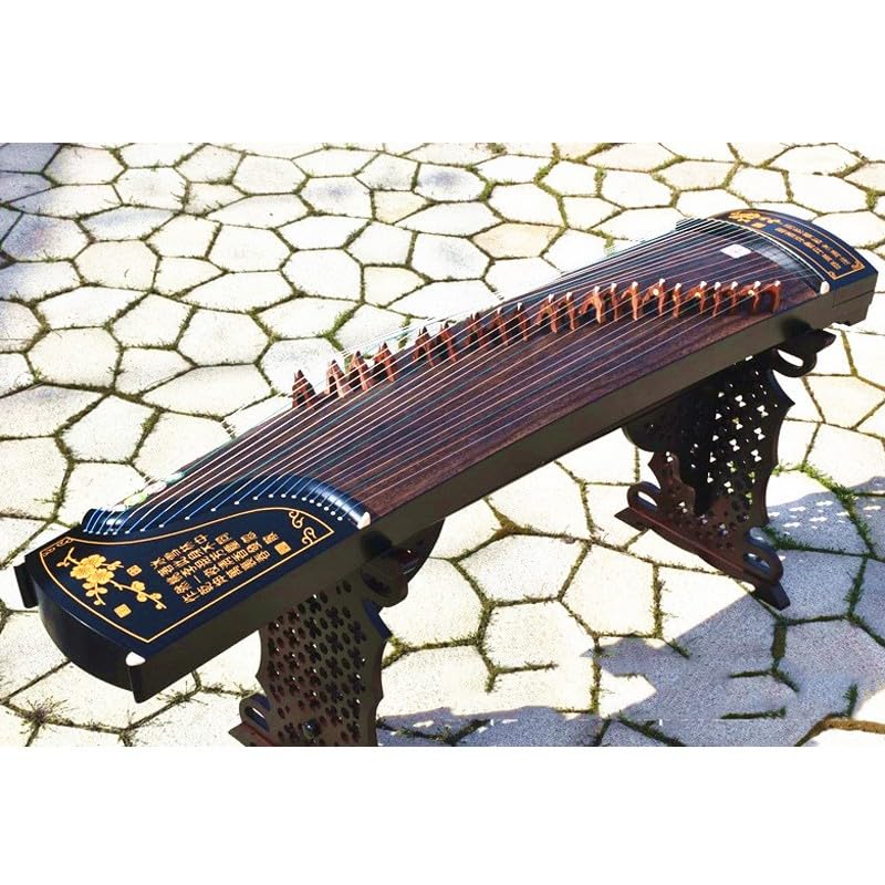 JITEM Guzheng, Traditional Chinese 21-String Instrument, Handmade Solid Wood Performance-Grade Guzheng, Suitable for Beginners and Professionals(Color:6), Size