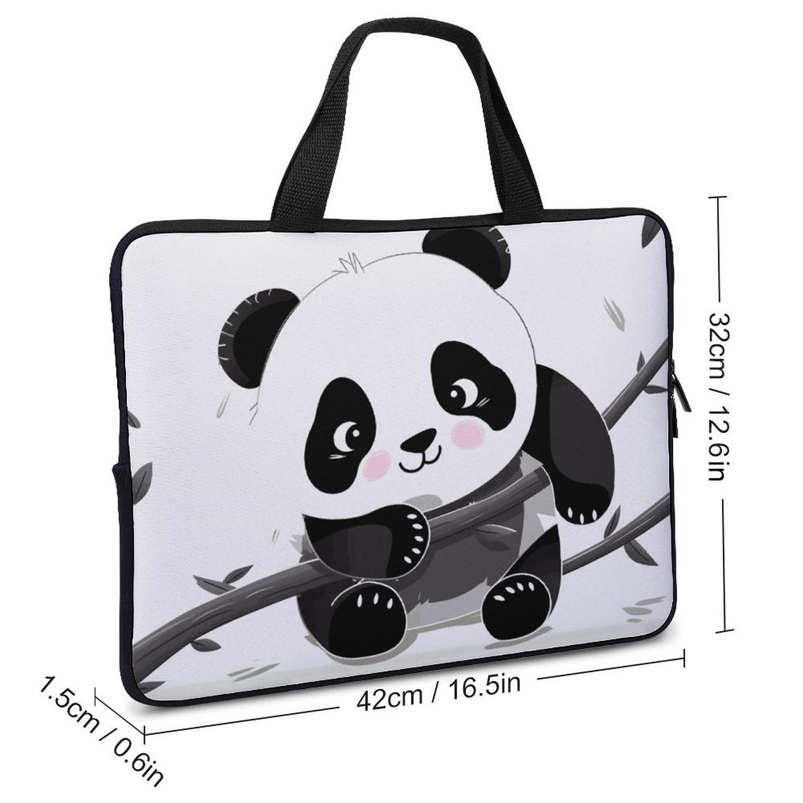 Custodia protettiva per computer portatile da 17", ultra sottile, leggera e impermeabile, in neoprene resistente, con cinghia da polso