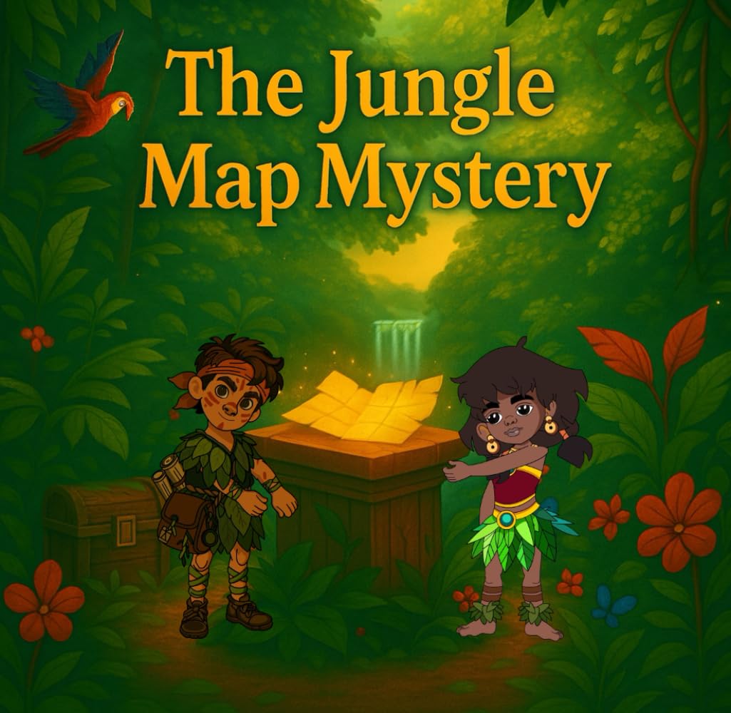 The Jungle Map Mystery: A clue-filled jungle adventure where courage, teamwork, and wisdom lead the way.