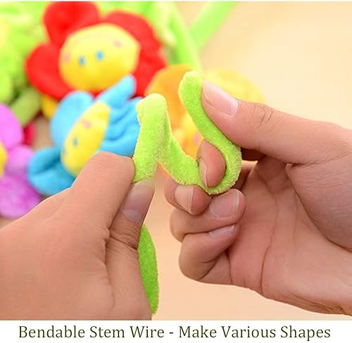 Miniatura 3 de Hangnuo 8 alzapaños de felpa artificial con hebilla para cortina de flores flexibles, para cumpleaños, bodas, fiestas, ramo de margaritas de felpa