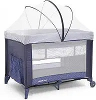 Cosco Kids, Berço Nanny, 0 a 18kg, Azul Rajado
