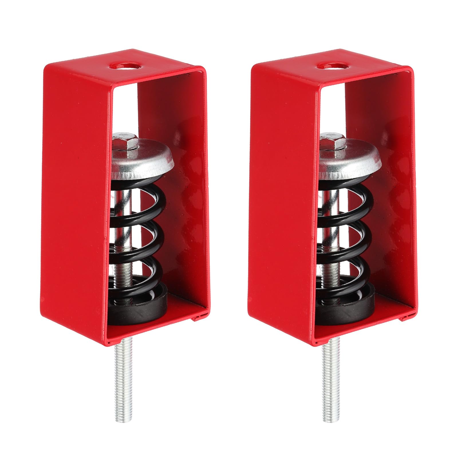 PATIKIL Sospensione A Molla Per Soffitto Isolatore Di Vibrazioni, 2 Pezzi 176lbs Supporti Meccanici Antivibrazione Per A/C Processore D'Aria Camera Da Letto Teatro Studio,(XHS) Rosso
