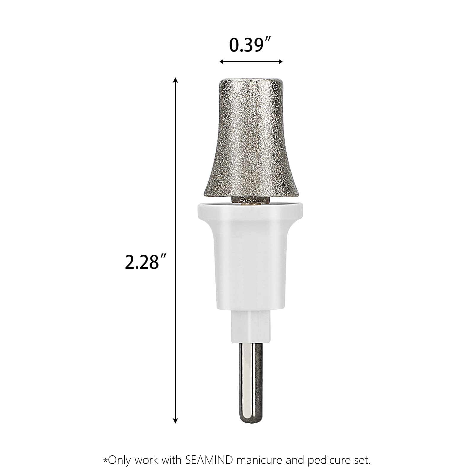 Dimensions of the Sapphire Callus Sander bit