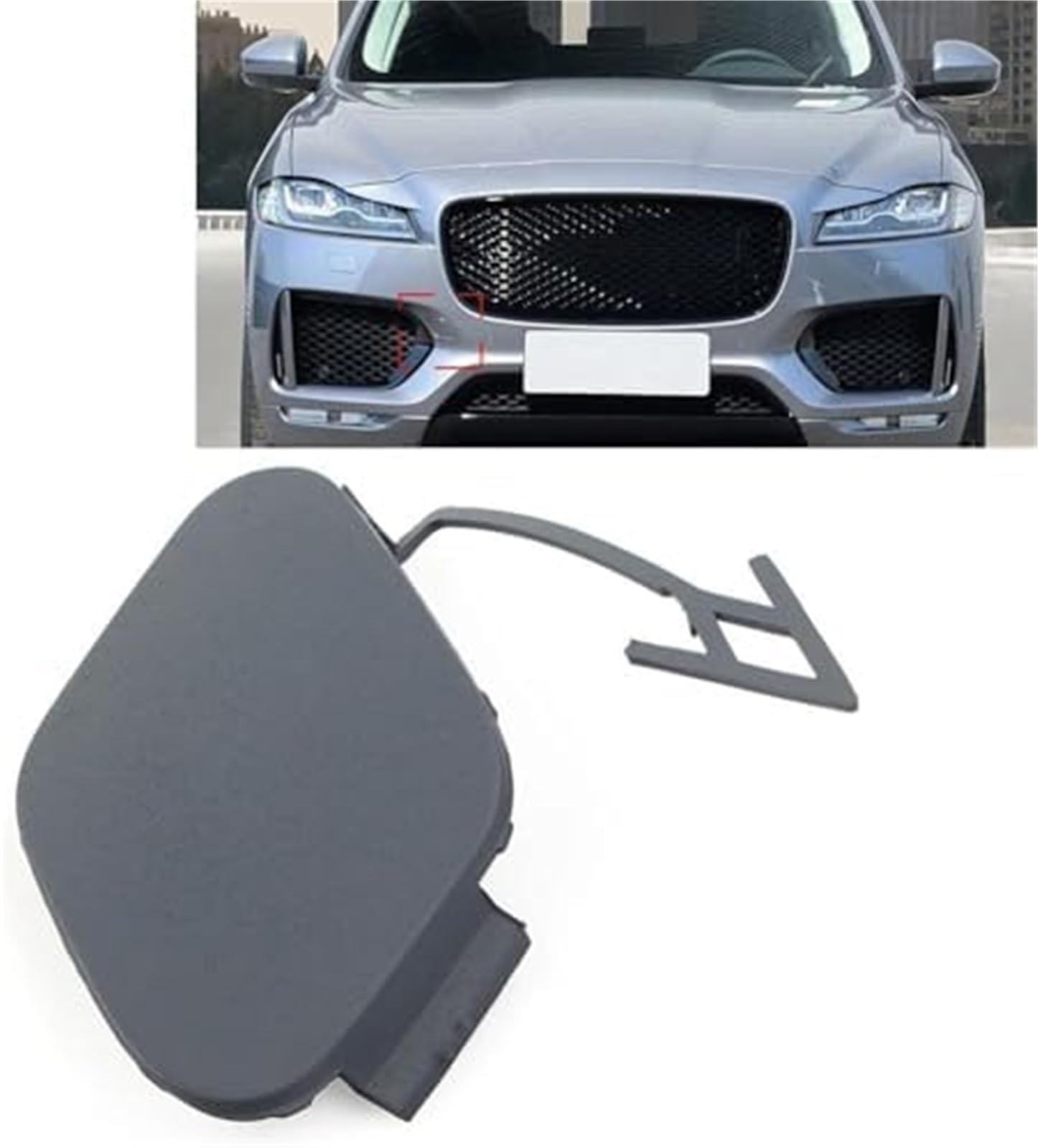Auto-Abschlepphaken-Abdeckung, Passend für Jaguar F-Pace