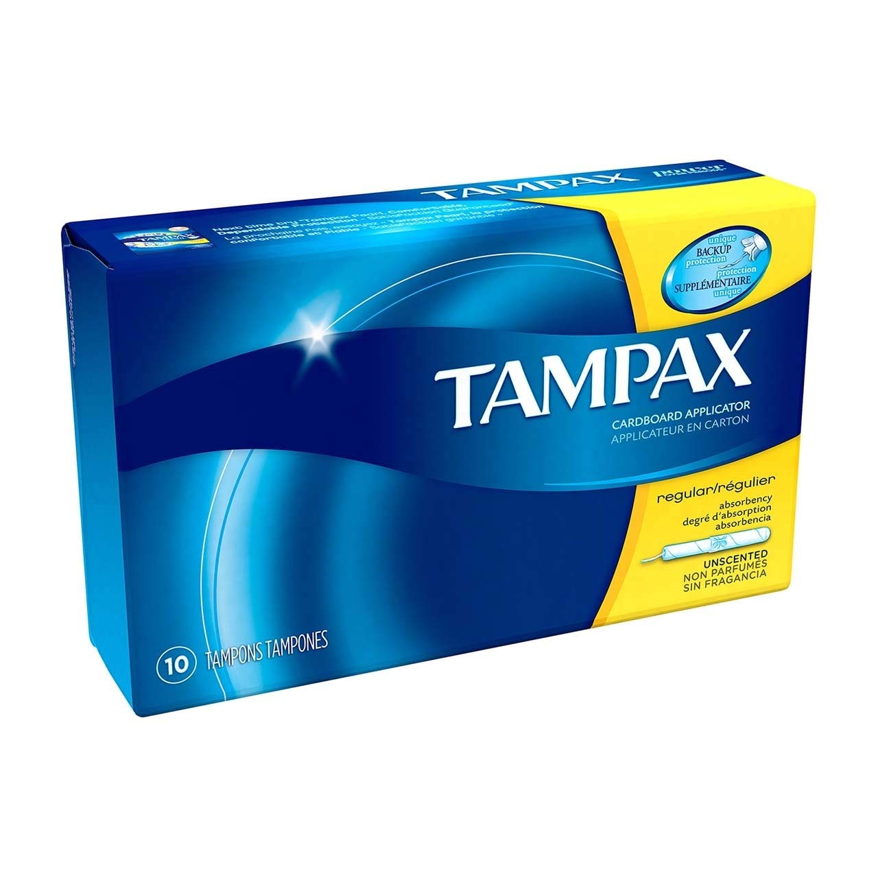 TampaxREGULAR FLUSH APPL 10