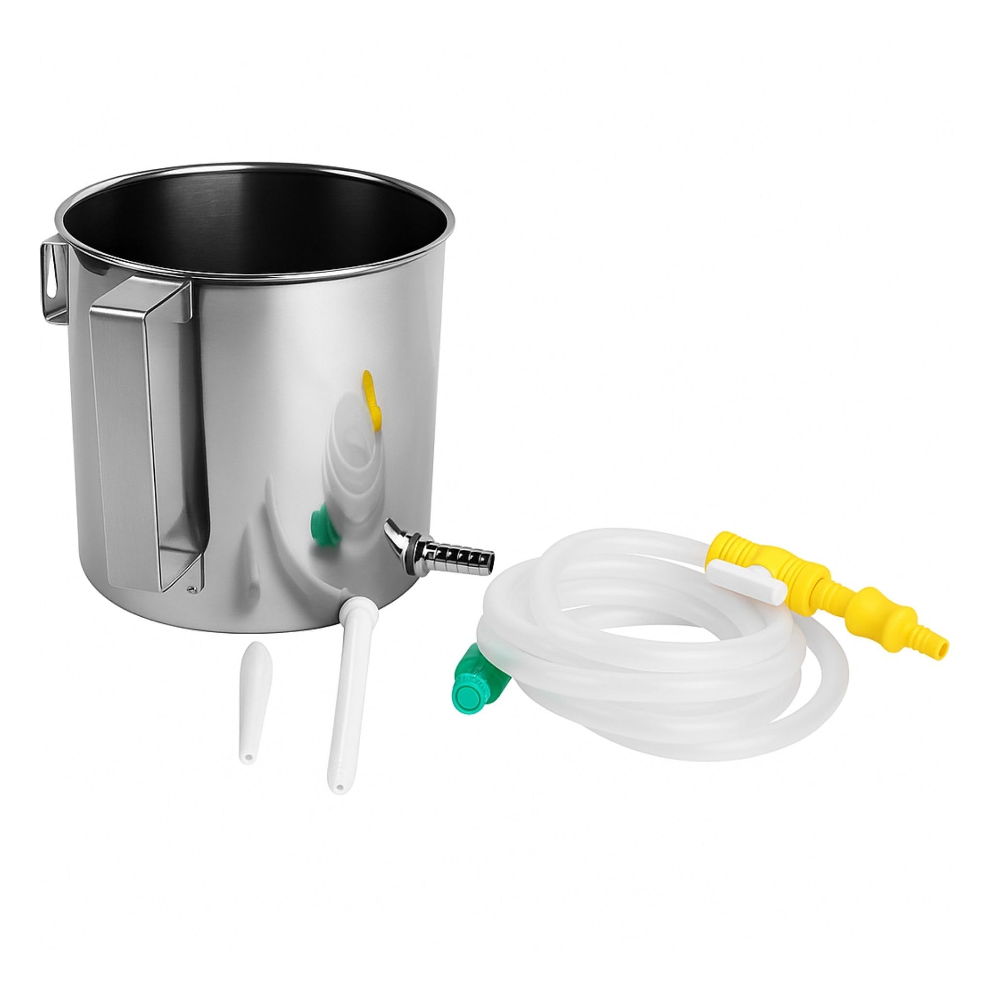 Stainless Steel Enema Can with Silicone Tube, Medical Grade Bowel Care Container for Hospital, Clinic, Nursing Home & Supervised Home Use-picture-10