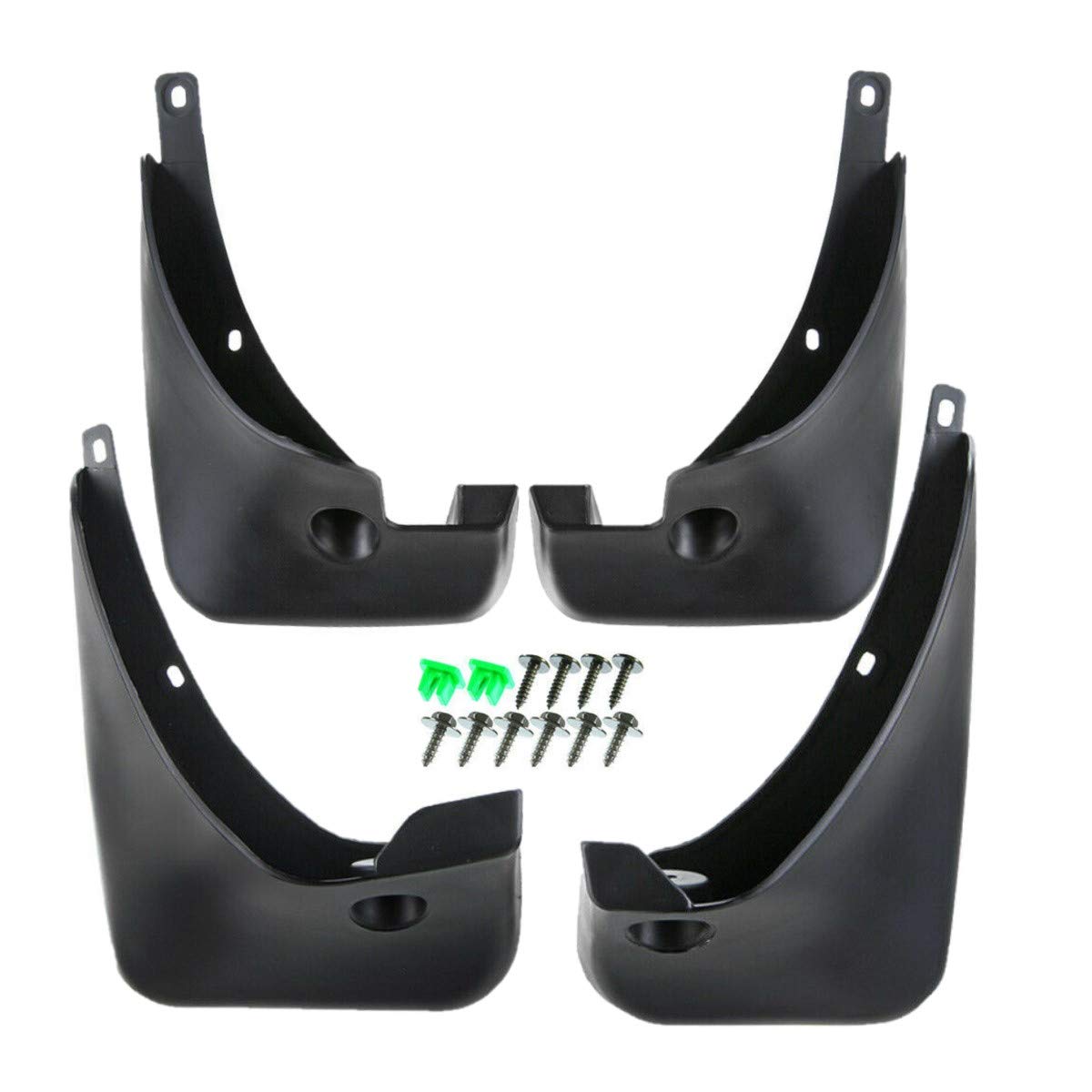 Set of 4 Mud Flaps Splash Guards for Toyota RAV4 2006-2012 without Factory Fender Flares