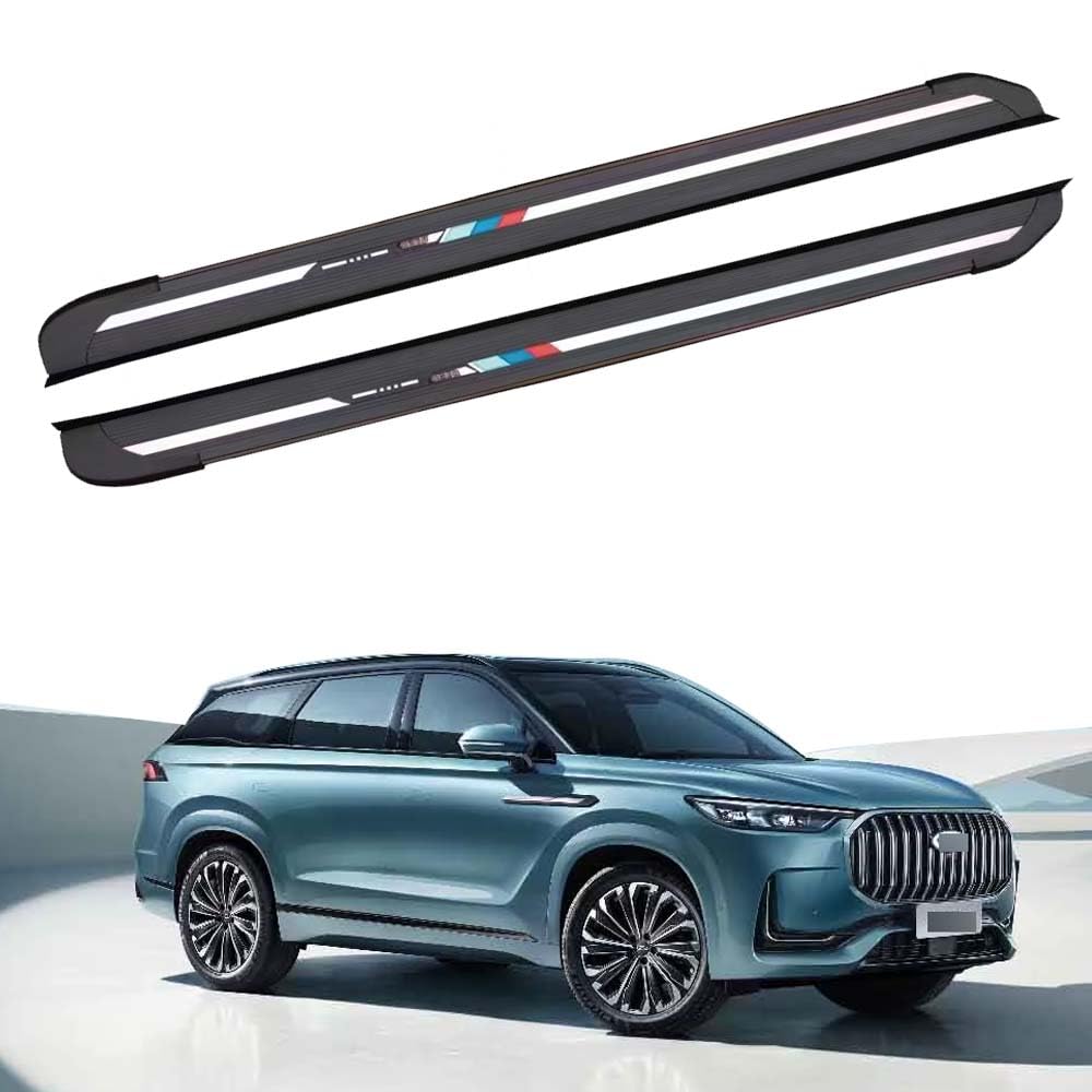 Fixed Running Boards Fits Chery JETOUR X70 X70 Plus 2023-2025 Side Step Nerf Bar Aluminium+Stainless with Mounted Brackets Accessories