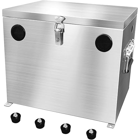 Sidasu Stainless Steel 12V Car/RV/Marine Battery Box - Black Battery Relocation Kit - View #11