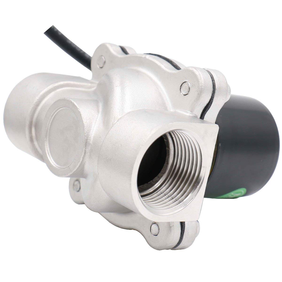 Heschen Elektrisches Magnetventil, 2W-250-25BJ, PT 1'', DC12V, Direkte Aktion Wasser Luft Gas, Normal Geschlossen Ventil Edelstahl 304 Energiesparend