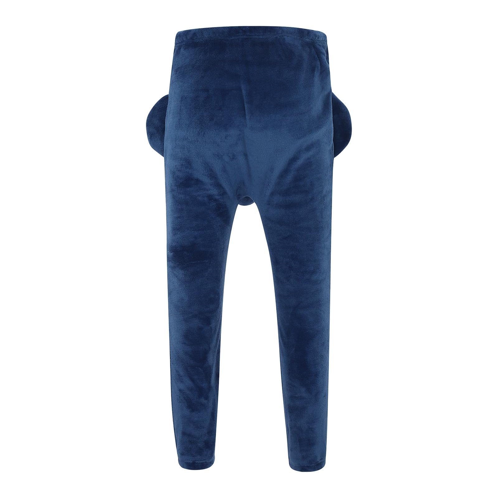 Divertente pigiama da uomo, lungo, con elefante, con proboscide, da uomo, donna, a forma di elefante, lungo, pantaloni termici, per il tempo libero, per l'inverno, ragazzi e ragazze