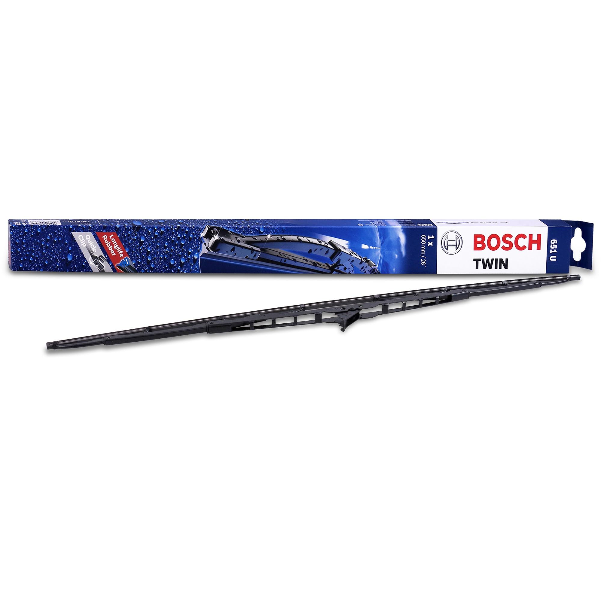 Bosch Wiper Blade Twin 651U, Length: 650mm – Single Front Wiper Bladess