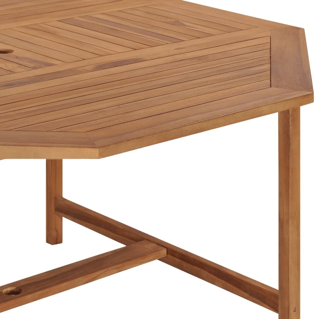 Mobili,Mobili da esterno,Tavoli da esterno,Tavolo da giardino 150x150x75 cm in legno massello di teak
