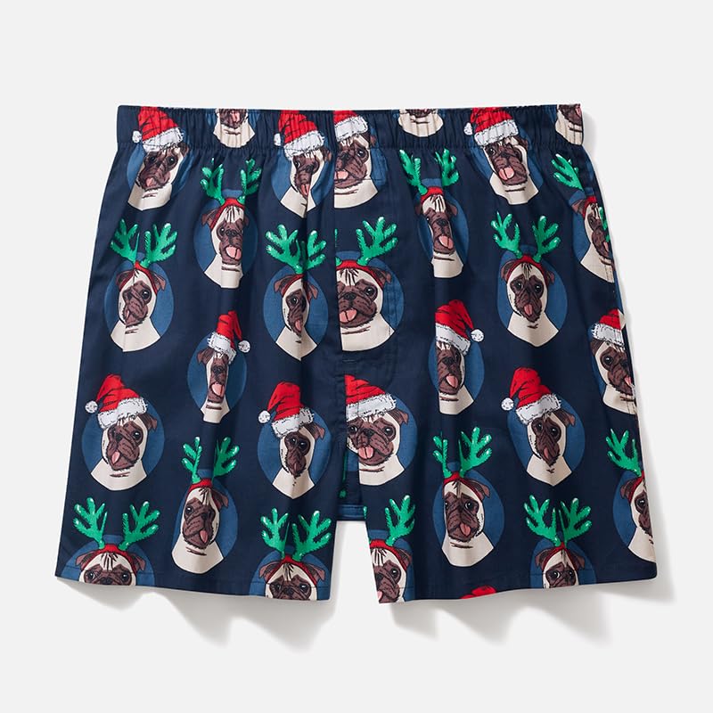 IDORIC Men's Boxer Short - Boxers for Men Soft Cotton Comfortable Casual Breathable Quality Shorts 5-Pack3