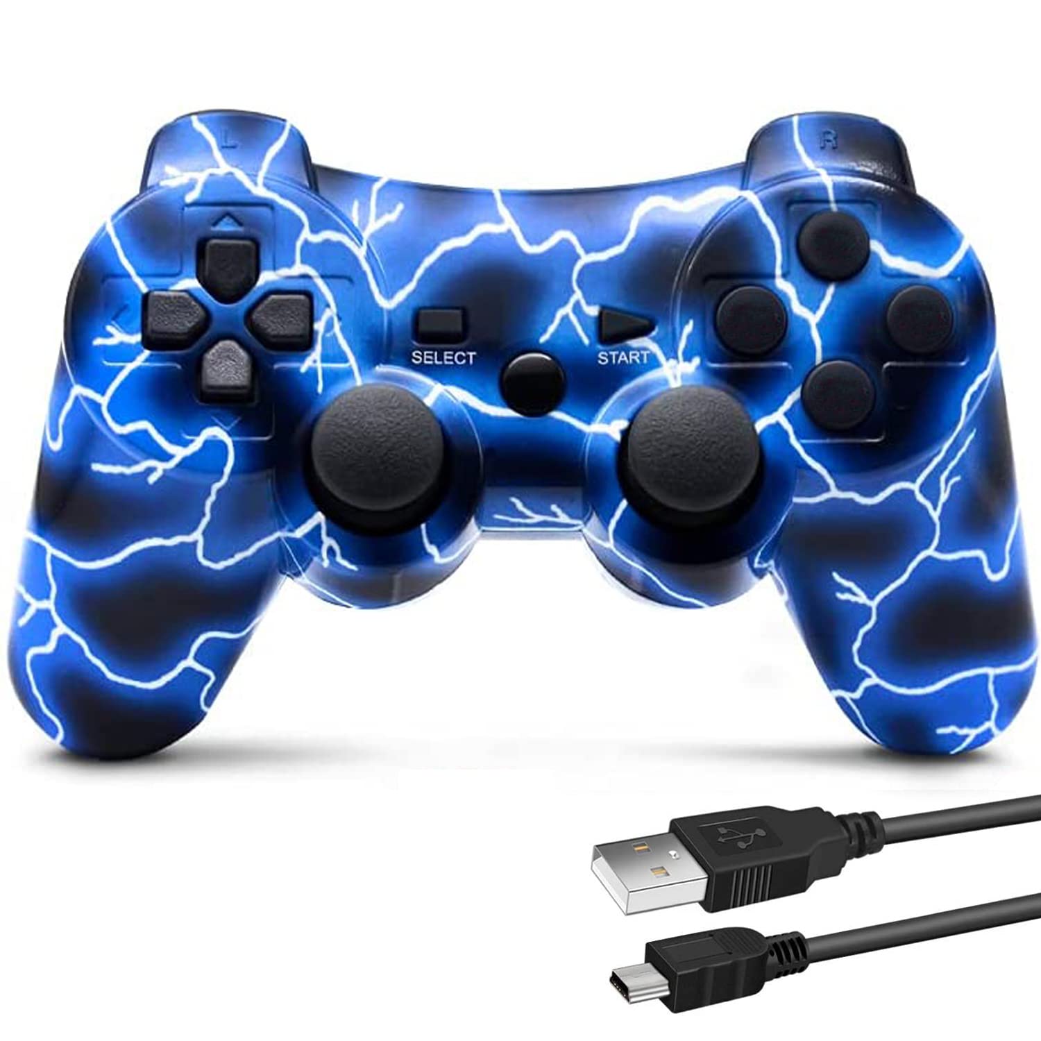Amazon.co.jp: PS3 用 ワイヤレスコントローラー 6軸センサー DUAL 