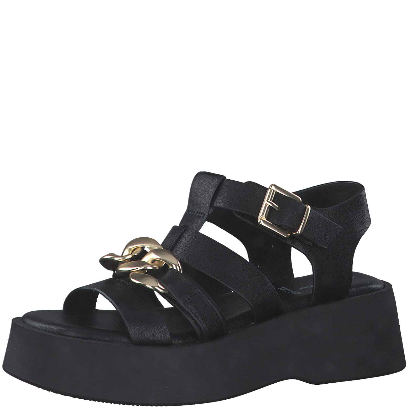 s.Oliver Women's 5-5-28322-20 Sandals, black, 8 UK
