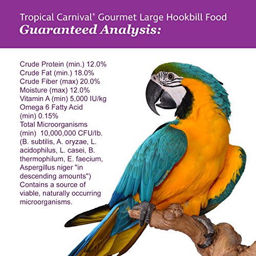 Tropical Carnival 44683 F.M. Brown'S Tropical Carnival Gourmet Large Hookbill Food For Parrots, Cockatoos And Macaws Over 13" thumb #4