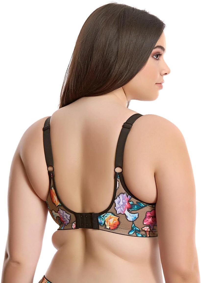 Elomi Womens Soraya Strappy Underwire Plunge Bra