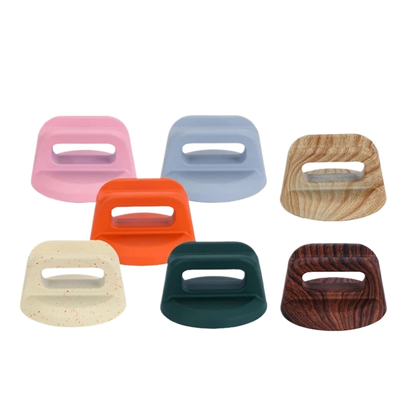 Asa de la tapa de una olla, Tapa de olla baquelita, mango, perillas, tapas repuesto, 10 Uds., Multicolor(Brown)