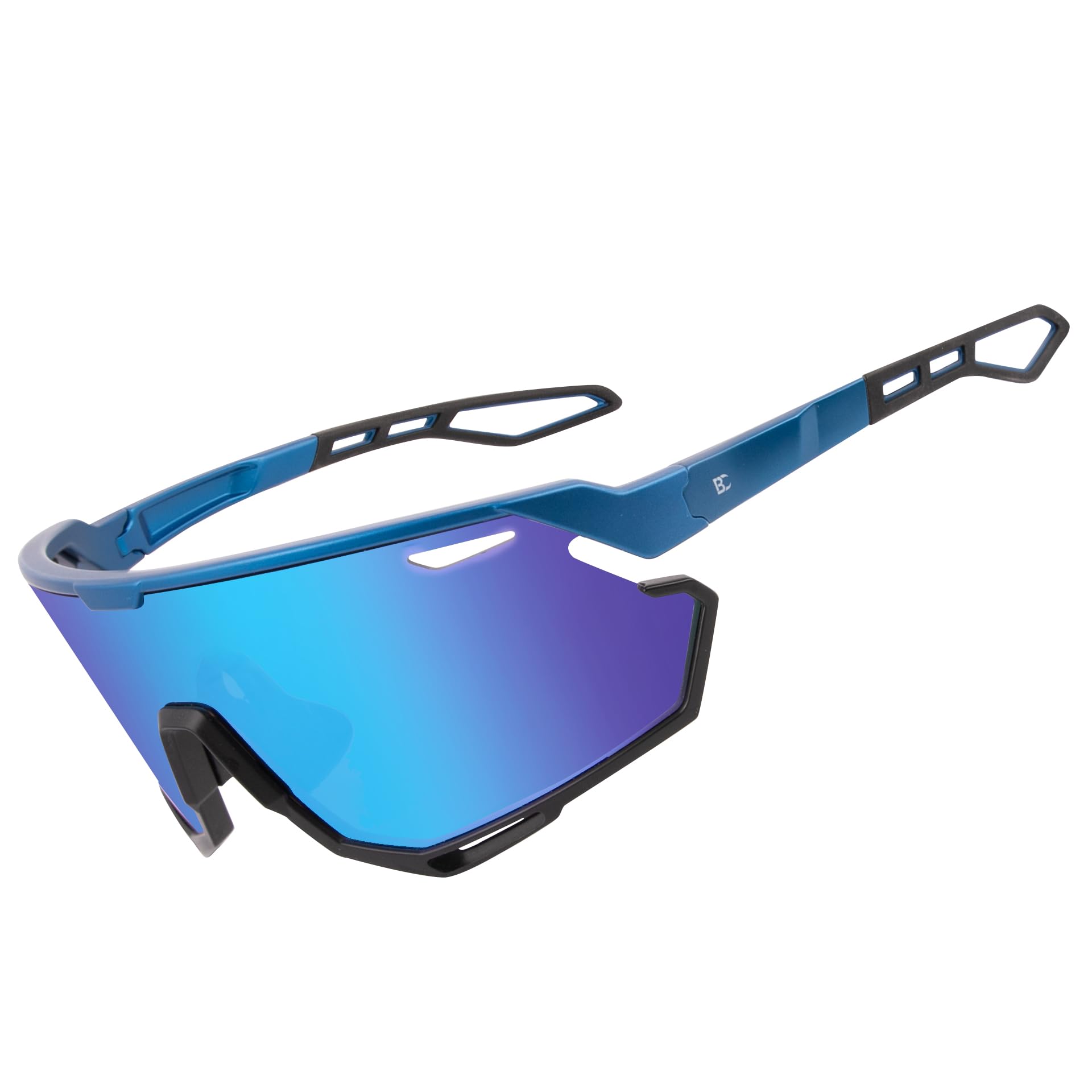 Bircenpro Cycling Sunglasses for Men Women - UV400 Protection Sports Glasses Running Sunglasses for Baseball MTB Golf Softball