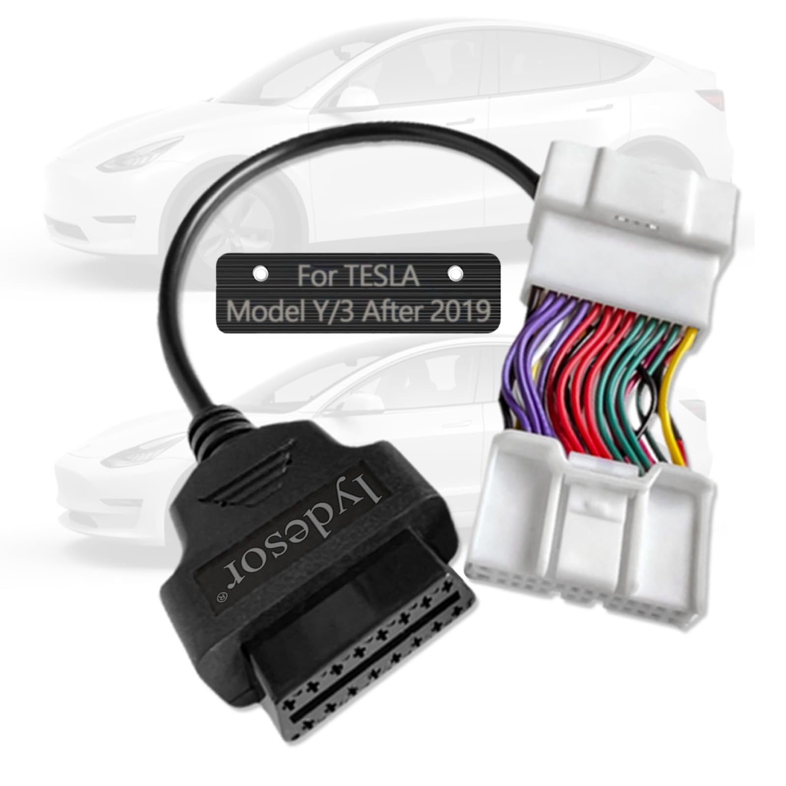 Amazon.com: lydesor OBD2 Adapter for Tesla Model 3/Y, 26 Pin to 16