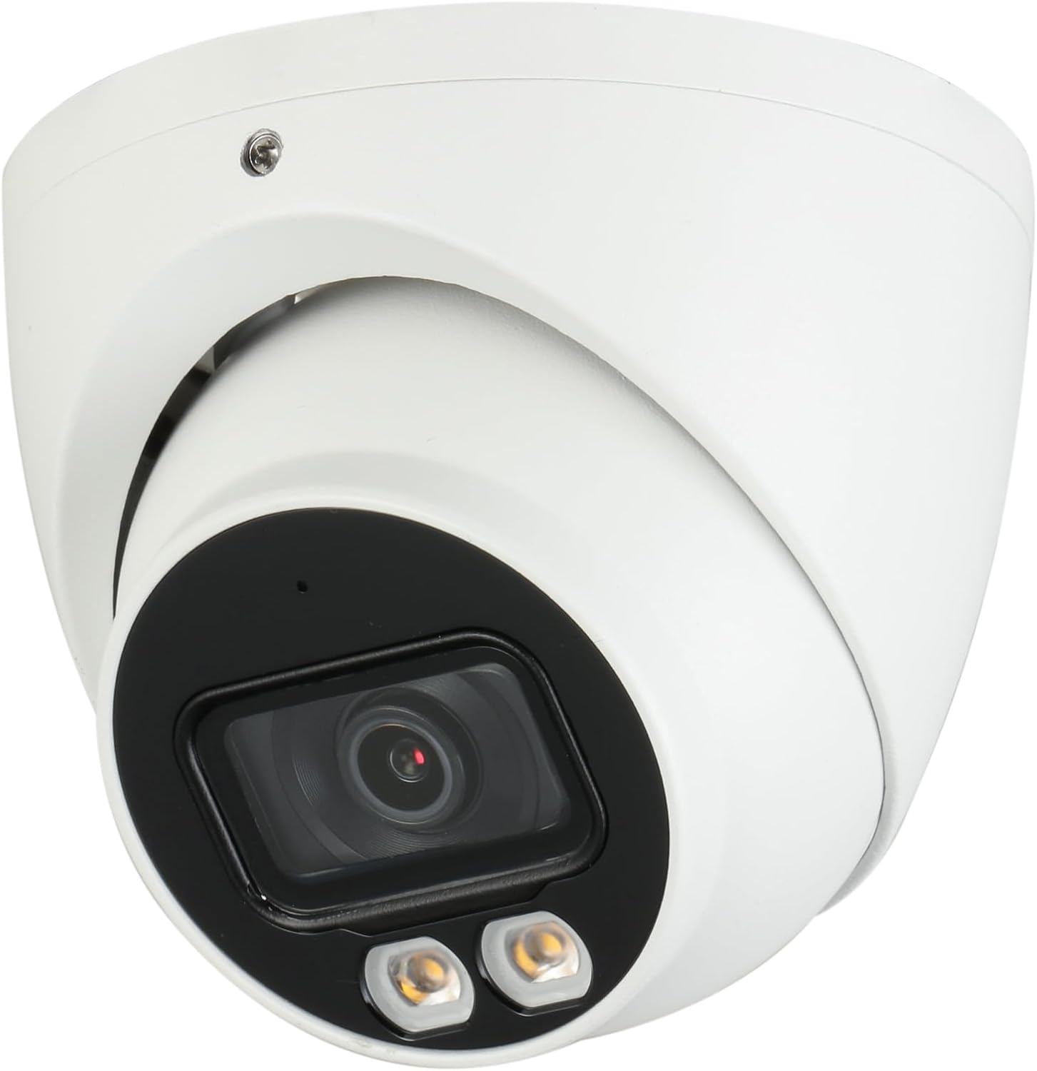 OEM 5MP Full Color Fixed Focal Lite Analog Turret Camera, Wide Angle 2.8mm Built-in Mic IR 197ft TVI/CVI/AHD/CVBS Switchable for Dahua HAC-HDW1500T-IL-A Eyeball Security Camera, BNC Connection