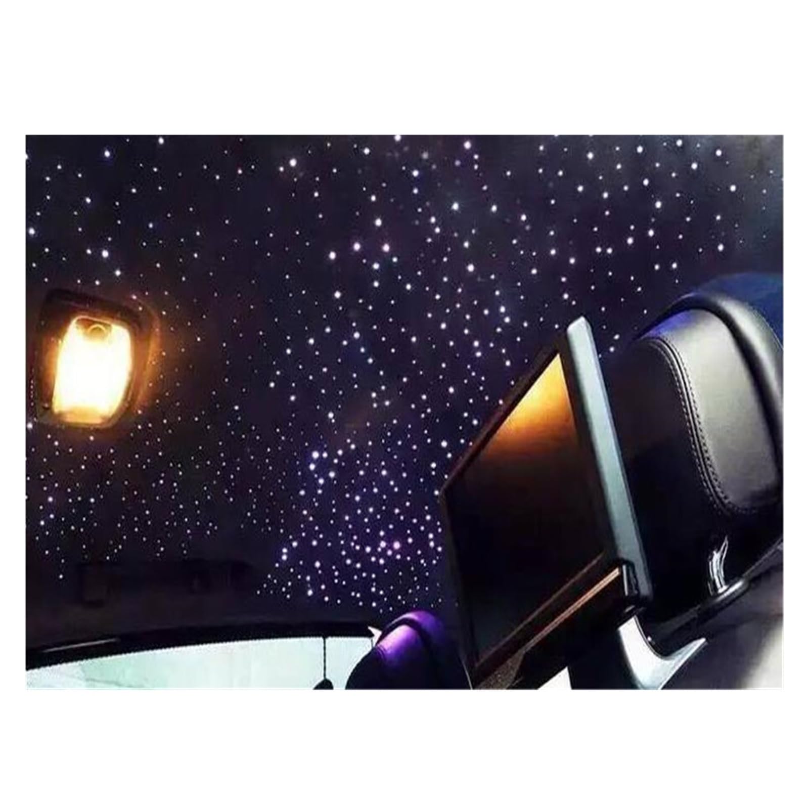 Accessoires De Pavillon à éClairage éToilé pour Vo Voiture 12V 200 X RVB LED Fibre Optique Star Plafonnier Kit Twinkle Télécommande