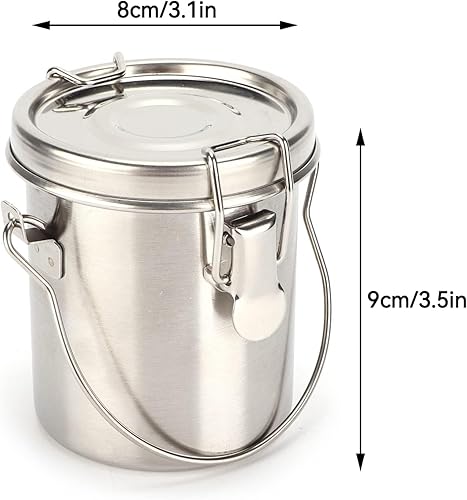 Miniatura 2 de Arandela de cepillo de pintura a prueba de fugas de acero inoxidable con tapa y pantalla de filtro, limpiador de pinceles portátil para pintar