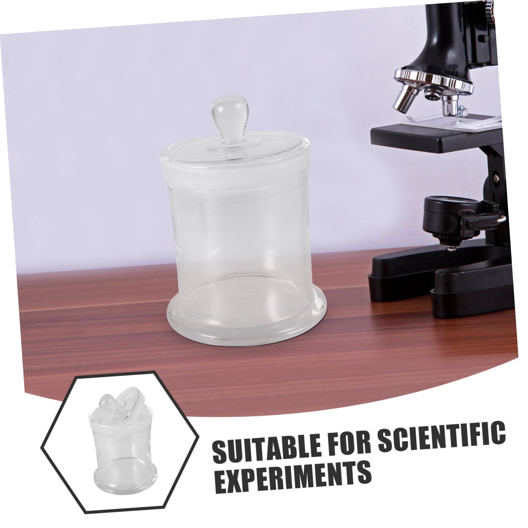 Garneck Barattolo Vetro Per Colorazione Contenitore Trasparente Per Campioni Per Microscopio Bottiglia in Vetro Per Laboratorio Conservazione Per Uso Scientifico