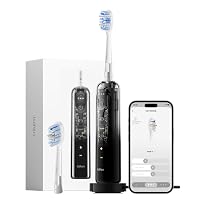 Laifen Wave Pro Spazzolino Elettrico Sonico, Batteria 70 Giorni,Trasparente