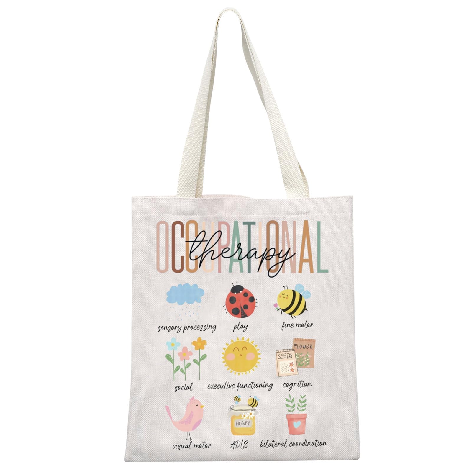 OT Tote Bag Appreciation Graduation Gift Occupational Therapist Handbag