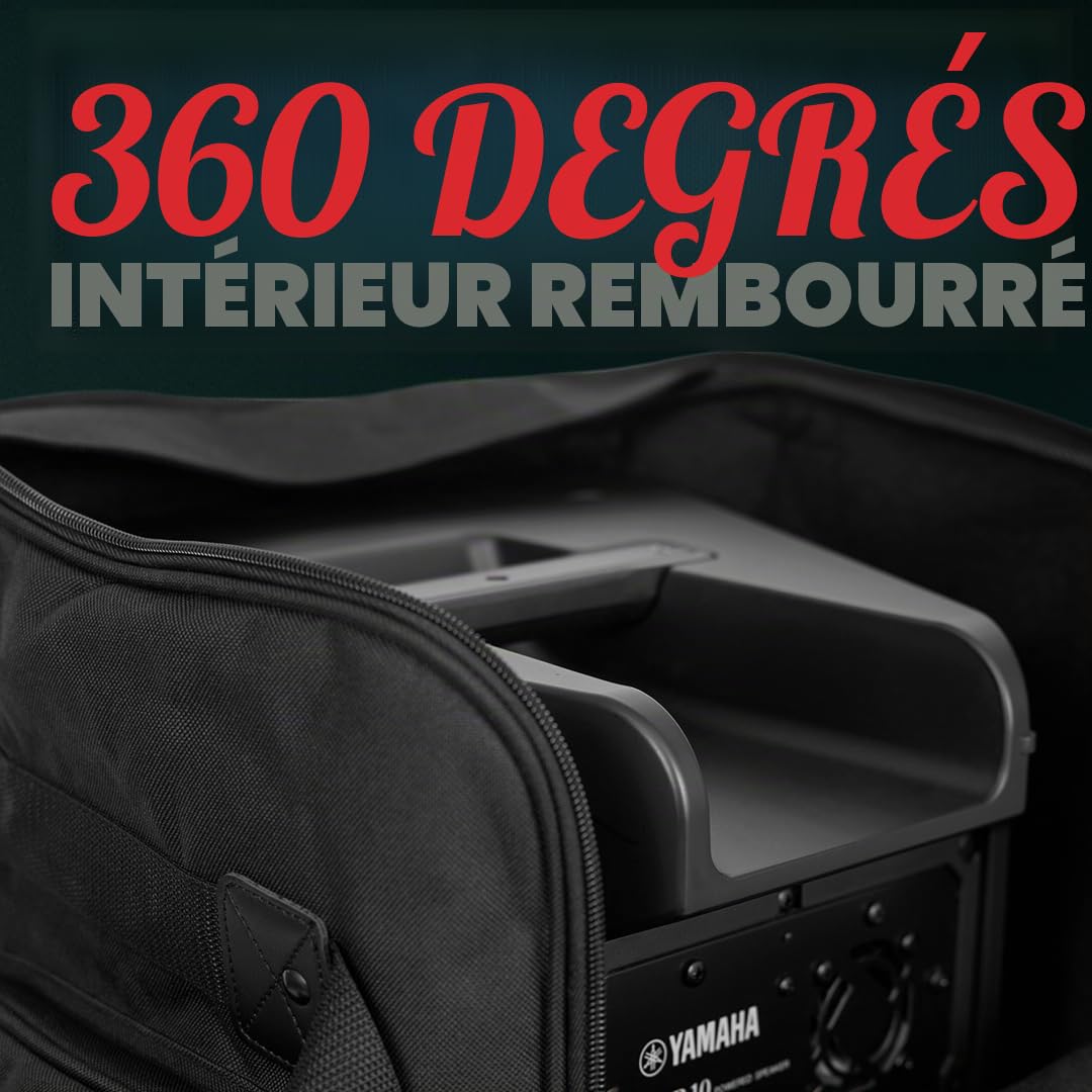 Gator Cases Housse pour Haut-parleurs compactes de 10"; Convient à QSC K10, Yamaha DXR10 et Autres (GPA-TOTE10)